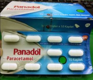 Harga Panadol biru