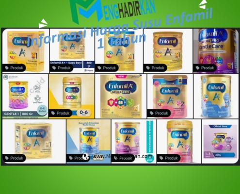 Informasi Harga Susu Enfamil 1 Tahun