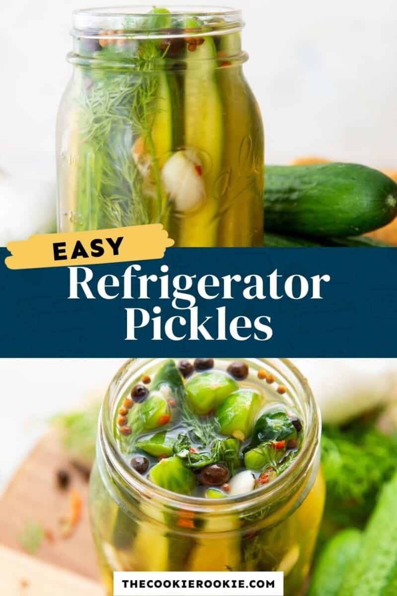 refrigerator pickles pinterest