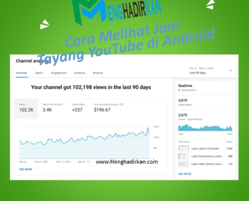 Cara Melihat Jam Tayang YouTube di Android