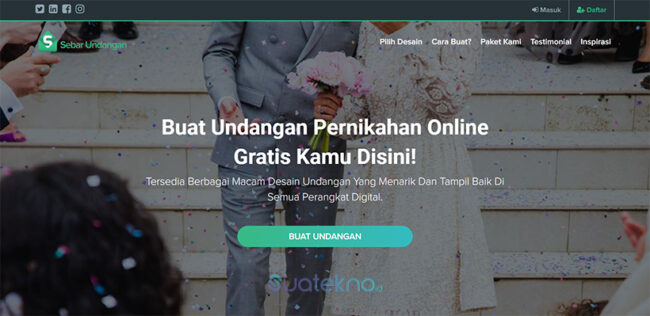 SebarUndangan - Website Undangan Pernikahan Online