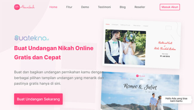 Akanikah.com - Website Undangan Pernikahan Online