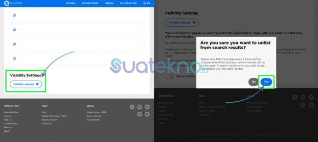 cara menghapus identitas nomor pada aplikasi Getcontact