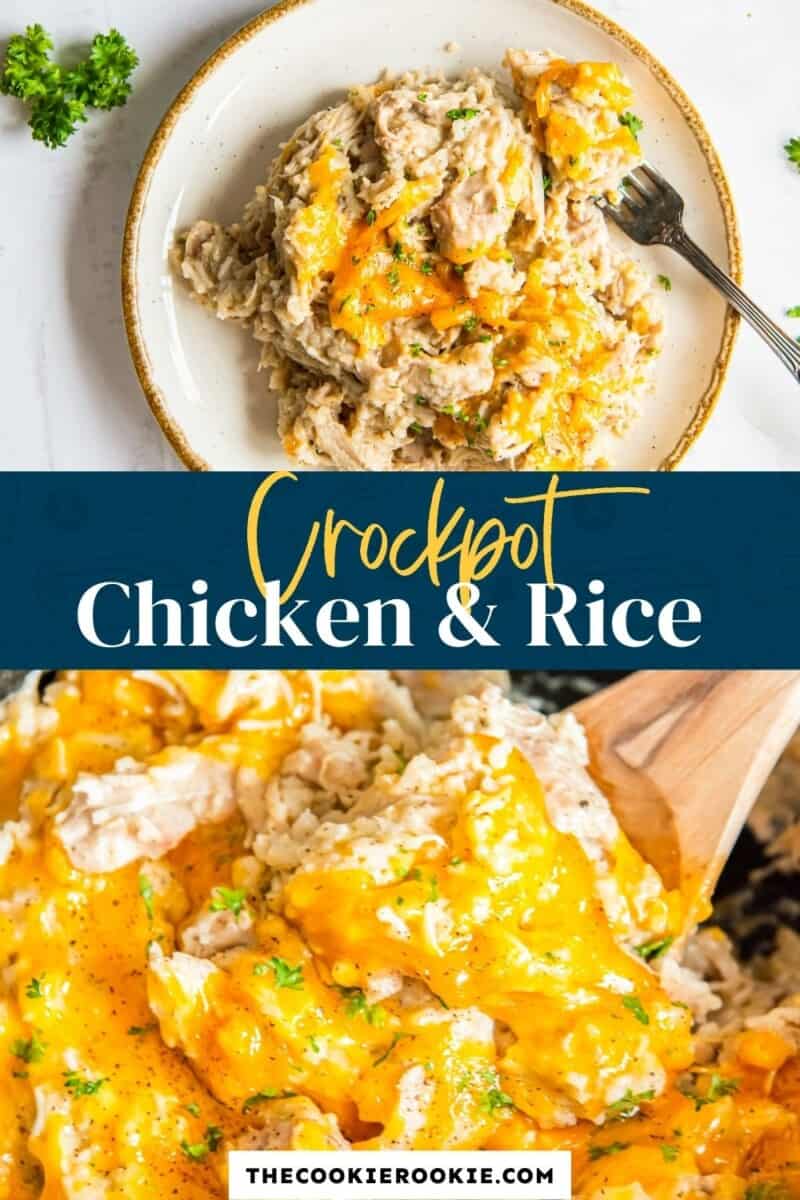 crockpot chicken and rice pinterest.