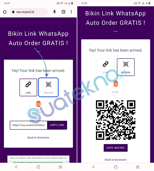 cara membuat link whatsapp dengan isi pesan