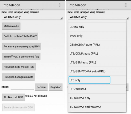 Lock Jaringan 4G LTE HP Oppo Lock Jaringan 4G LTE HP Oppo