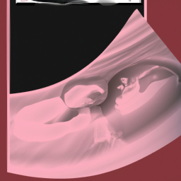 soft pink ultrasound of baby vector art 256x256 81462292